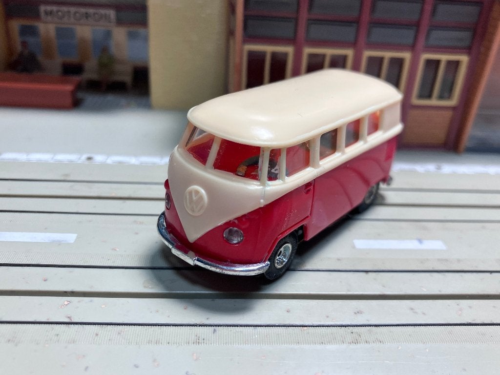 Faller AMS VW Bus rood/creme blokmotor B4 nieuw, Kinderen en Baby's, Speelgoed | Racebanen, Ophalen of Verzenden, Nieuw, Elektrisch