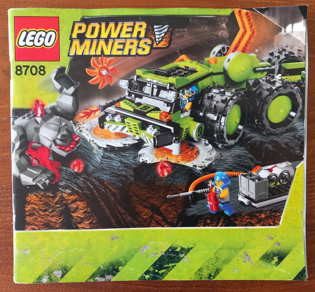 lego 8708-1 lego power miners, grot breker (2009), Gebruikt, Overige thema's, Lego, Ophalen of Verzenden