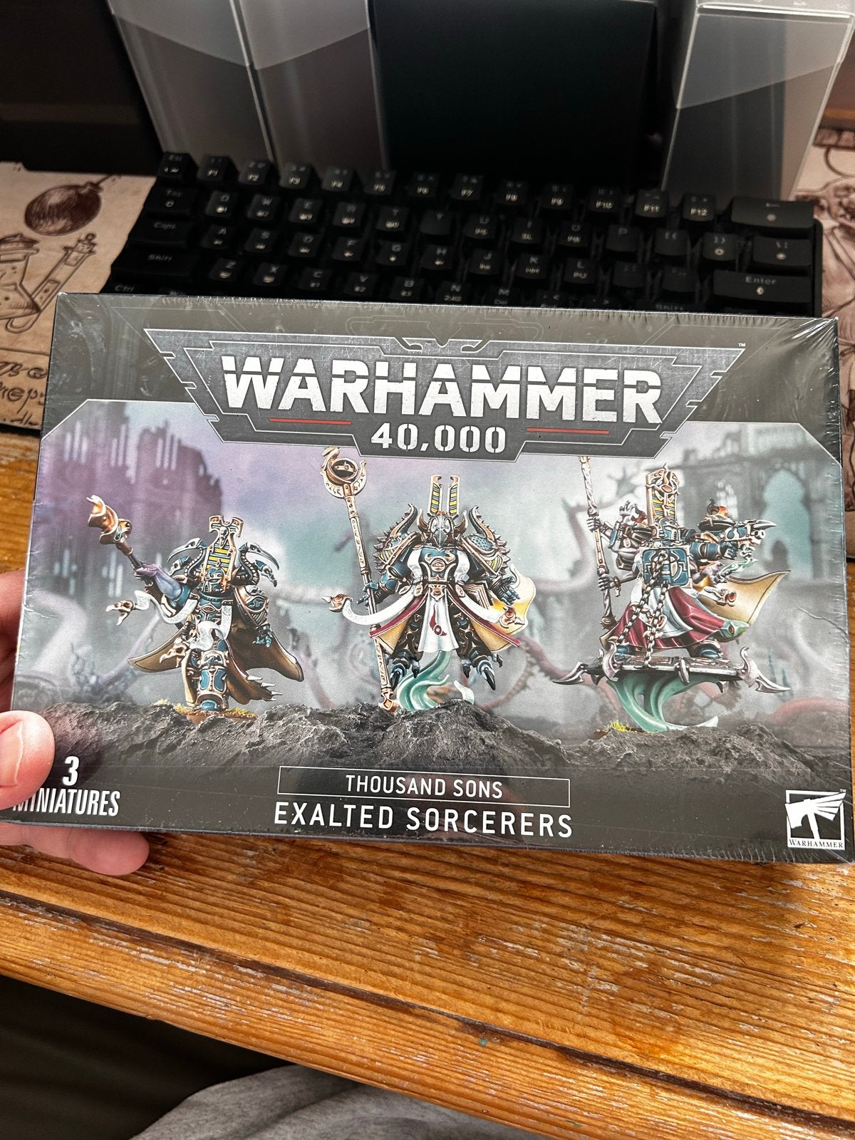 Warhammer 40K Thousand Sons Exalted Sorcerers (Nieuw), Hobby en Vrije tijd, Wargaming, Figuurtje(s), Nieuw, Ophalen of Verzenden