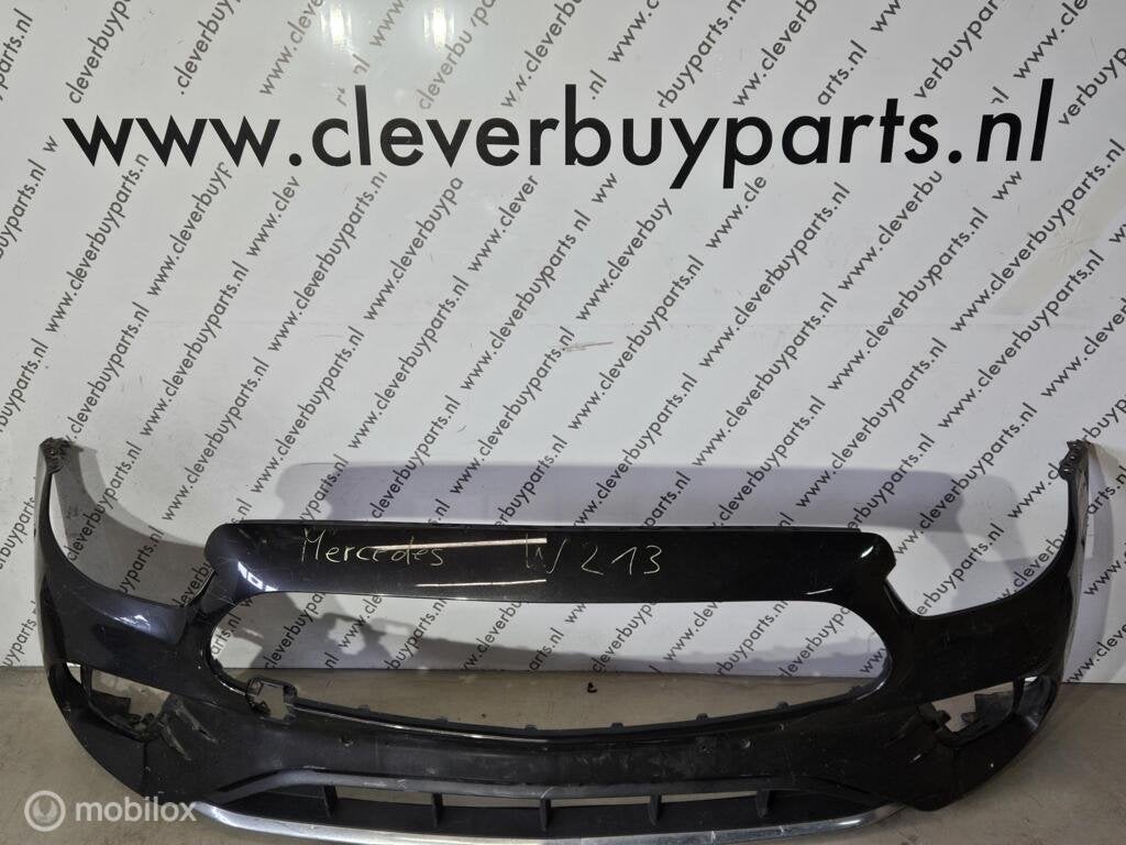 Voorbumper origineel E-klasse W213 ('16-'22) A2138857404, Gebruikt, Voor, Mercedes-Benz, Ophalen of Verzenden