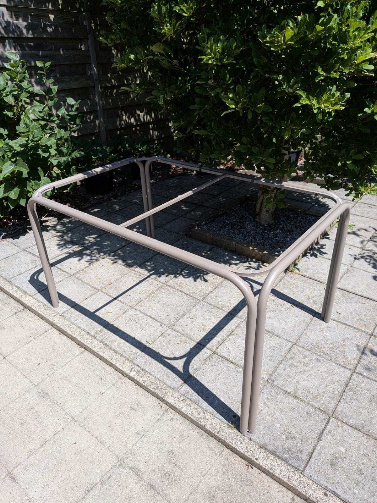 Frame voor tafel, Ophalen, Zo goed als nieuw, Rechthoekig, Aluminium