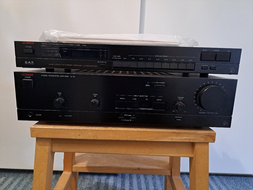 Luxman LV-110 Versterker met Phono voor Platenspeler, Gebruikt, Ophalen, Overige merken, Minder dan 60 watt