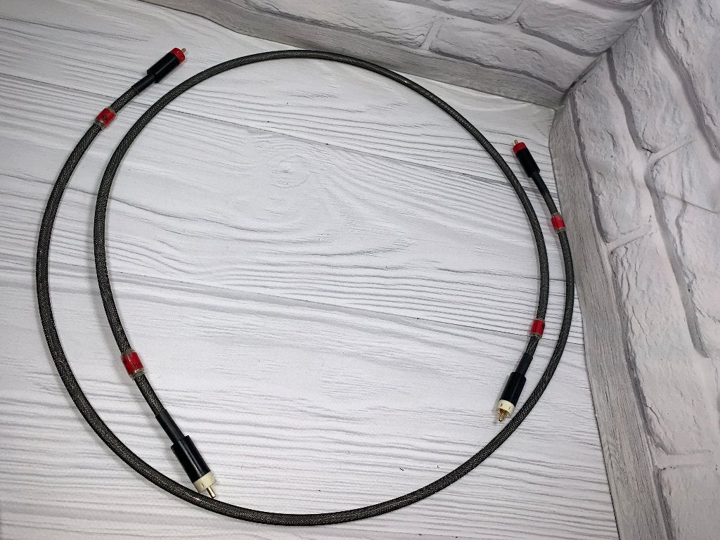 Custom RCA Interconnect - Handgemaakt door Vadymich, Ophalen, Zo goed als nieuw, Minder dan 2 meter, Interlink-kabel