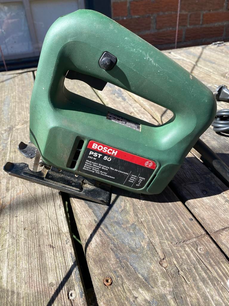 Bosch PST 50 decoupeerzaag, Doe-het-zelf en Verbouw, Gebruikt, Decoupeerzaag, Ophalen of Verzenden, 30 tot 70 mm