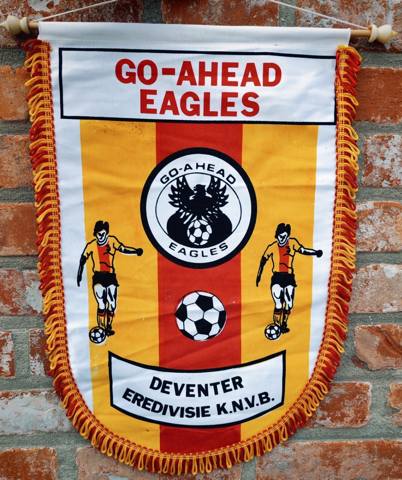 1980s Go Ahead Eagles Deventer vintage vaan, Ophalen of Verzenden