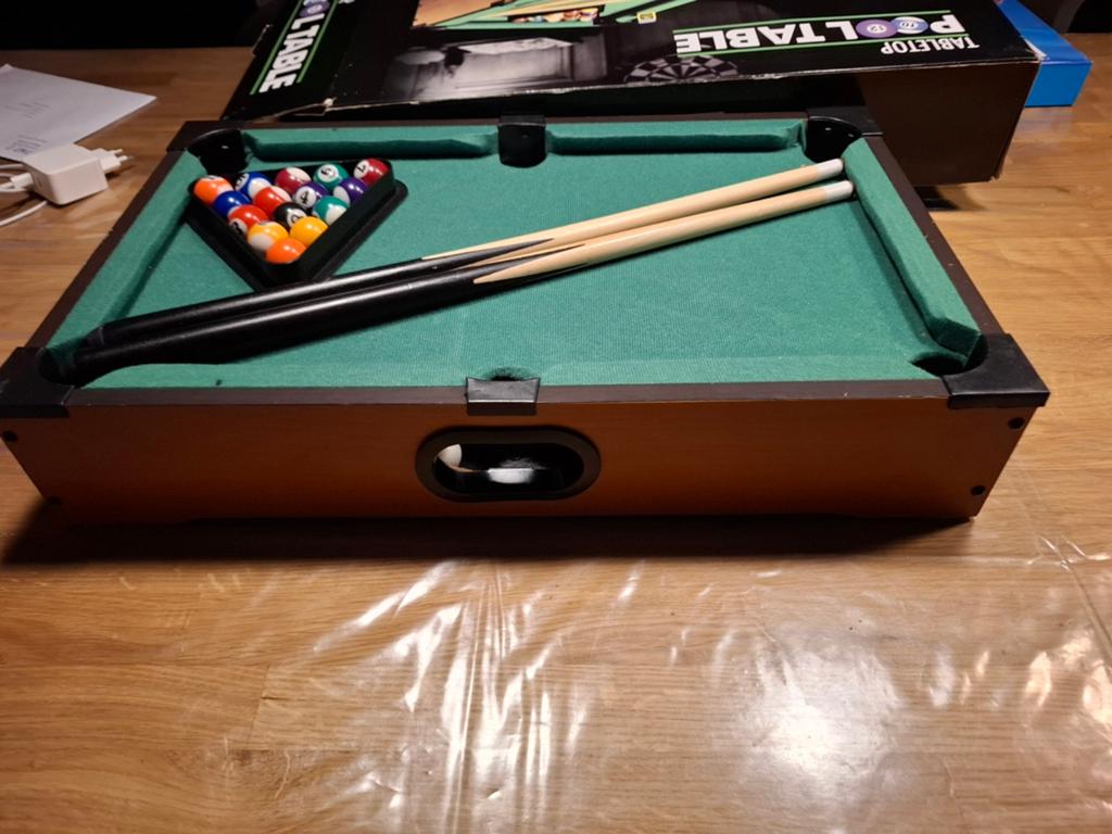 Compacte Tafel Pooltafel met Accessoires, Ophalen of Verzenden, Gebruikt