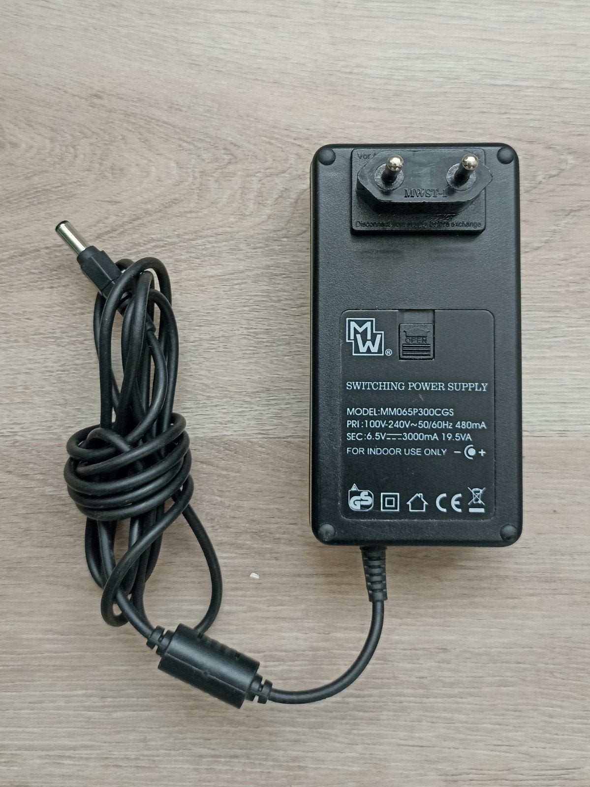 Laptop oplader 6.5V 3000mA 19.5VA MW Switching mm065p300cg, Ophalen of Verzenden