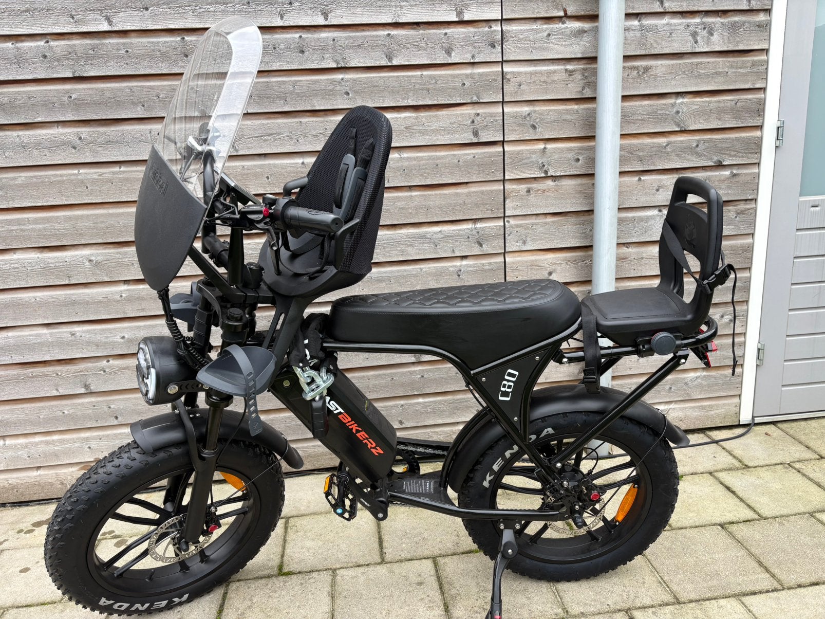 Fastbikerz C80 Mama Fatbike | 86 KM | 2 Kinderzitjes, Fietsen en Brommers, 59 cm of meer, Ophalen, Zo goed als nieuw, Overige merken
