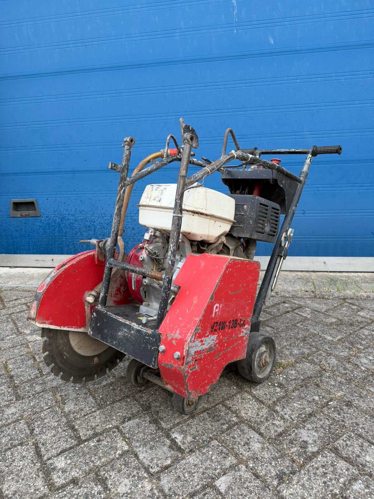 Betonzaag asfaltzaag honda gx390 diamantzaag, Doe-het-zelf en Verbouw, 70 mm of meer, Kettingzaag, Ophalen of Verzenden, Zo goed als nieuw