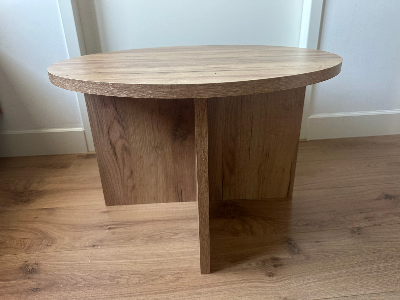 Ronde salontafel Jysk Ø70, Huis en Inrichting, Ophalen, Minder dan 45 cm, Minder dan 55 cm, Rond