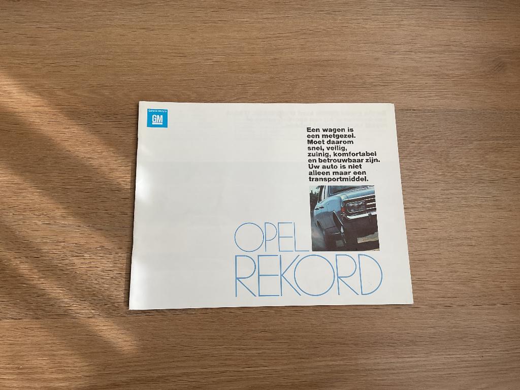Opel Rekord 1969, Ophalen of Verzenden, Zo goed als nieuw, Opel