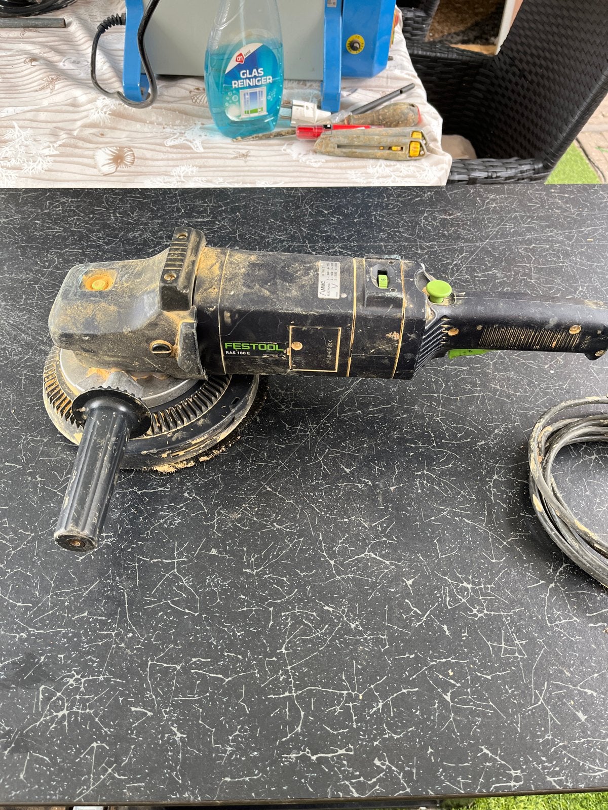 Festool RAS 180 E Excentrische Schuurmachine, Doe-het-zelf en Verbouw, Gereedschap | Schuurmachines, Ophalen of Verzenden, Gebruikt