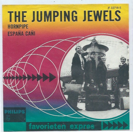 Fav. expres- Nederbeat- Jumping Jewels- Hornpipe, Gebruikt, Verzenden, 7 inch, Fotohoes