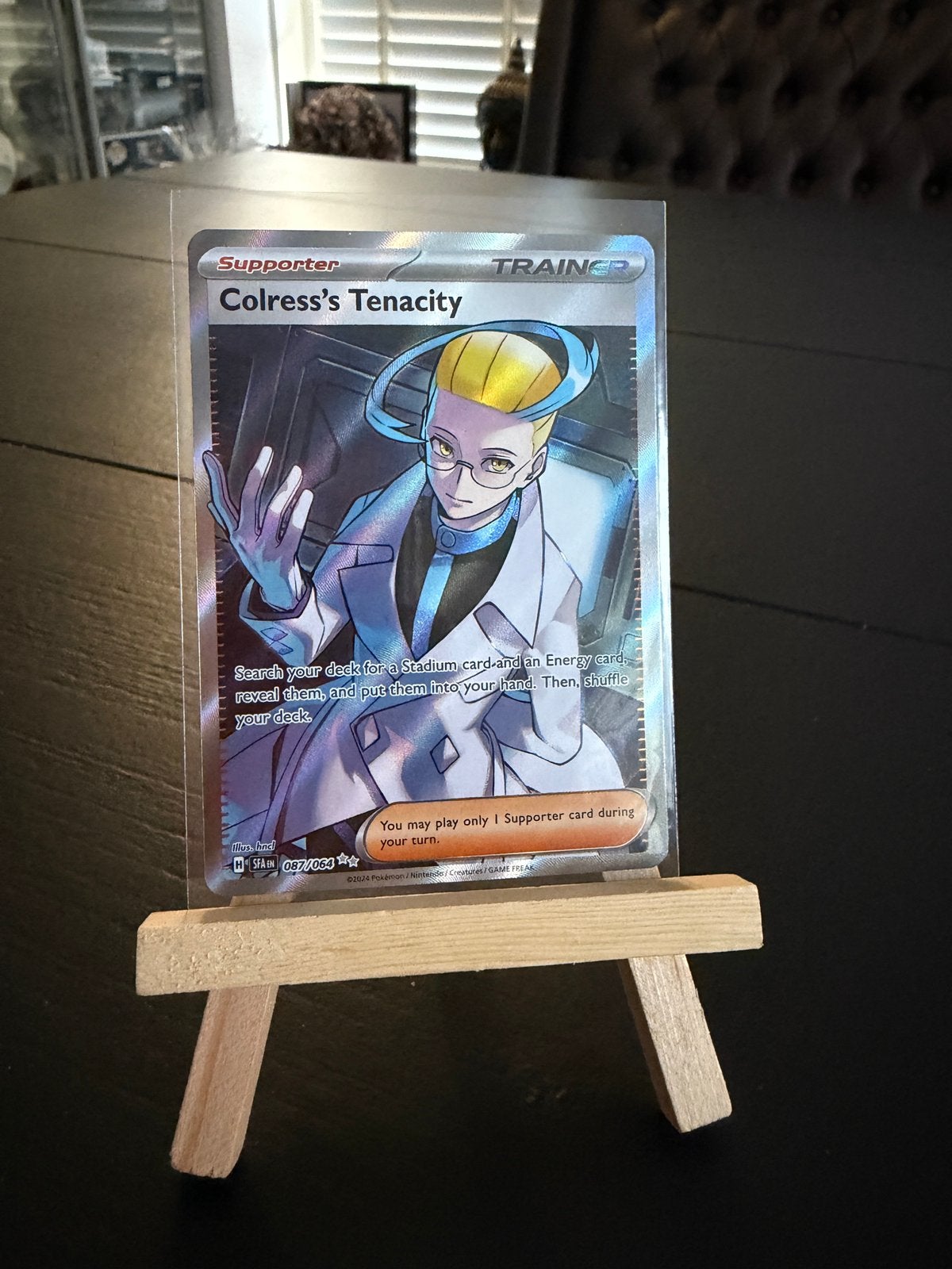 Pokemon Colress’s Tenacity 087/064 SFA, Ophalen of Verzenden, Nieuw, Losse kaart, Foil