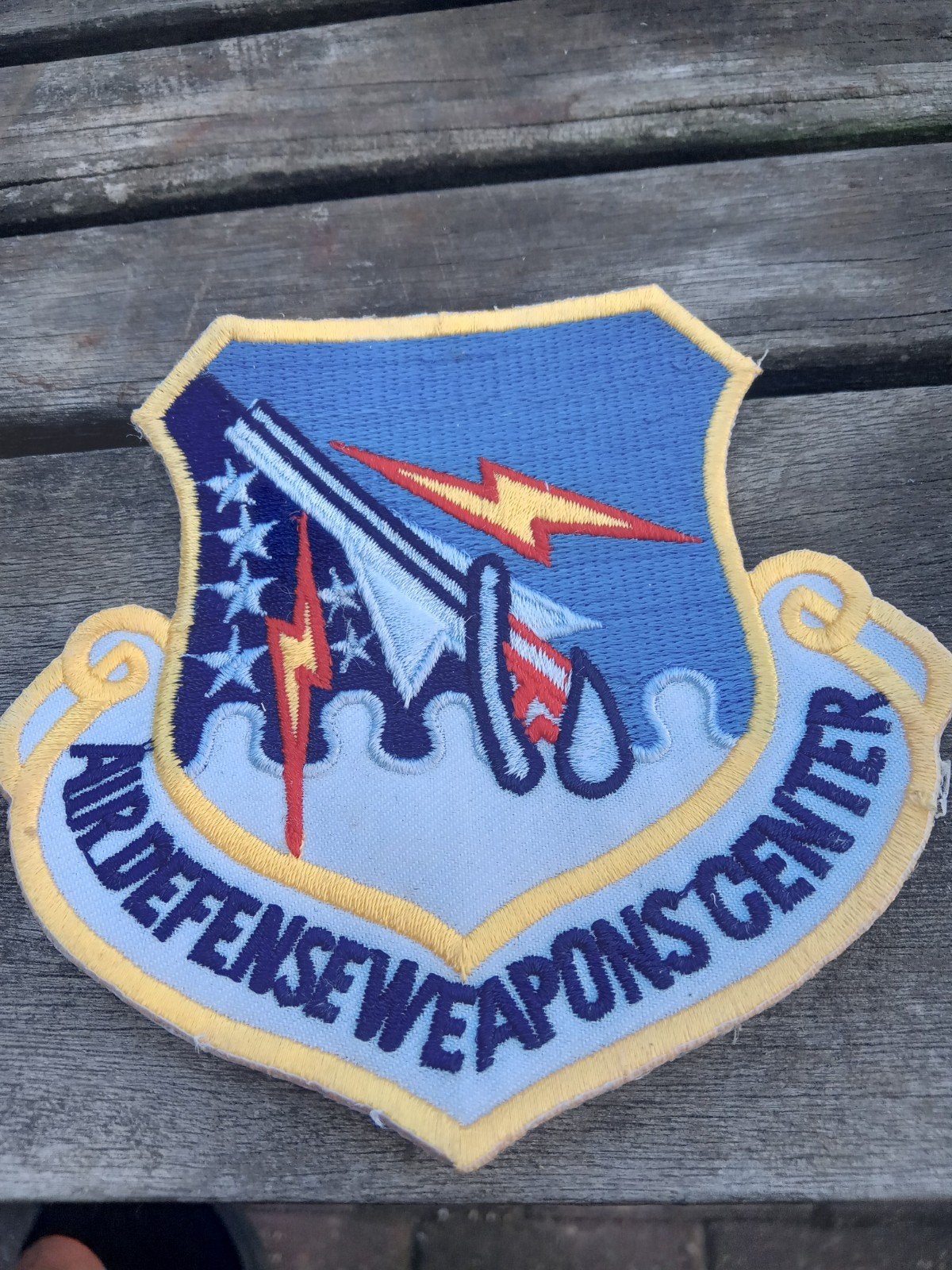 Vintage USAF Air Defense Weapons Center Patch, Ophalen of Verzenden, Gebruikt, Overige typen