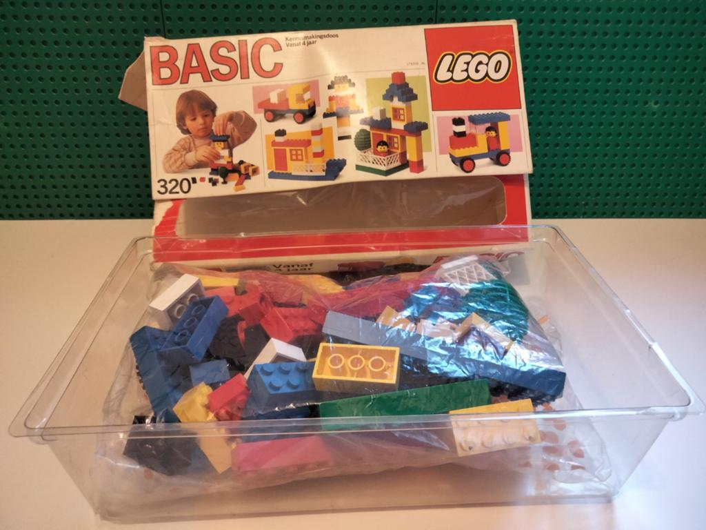 Lego Classic Basic Building set 320 met doosje, Gebruikt, Lego, Ophalen of Verzenden, LEGOLAND
