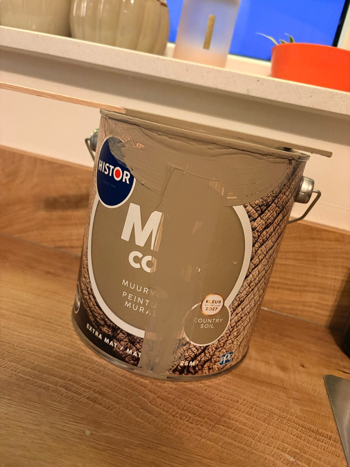 Histor MY color Muurverf - Country Soil (1,5L), Ophalen, Bruin, Minder dan 5 liter, Verf