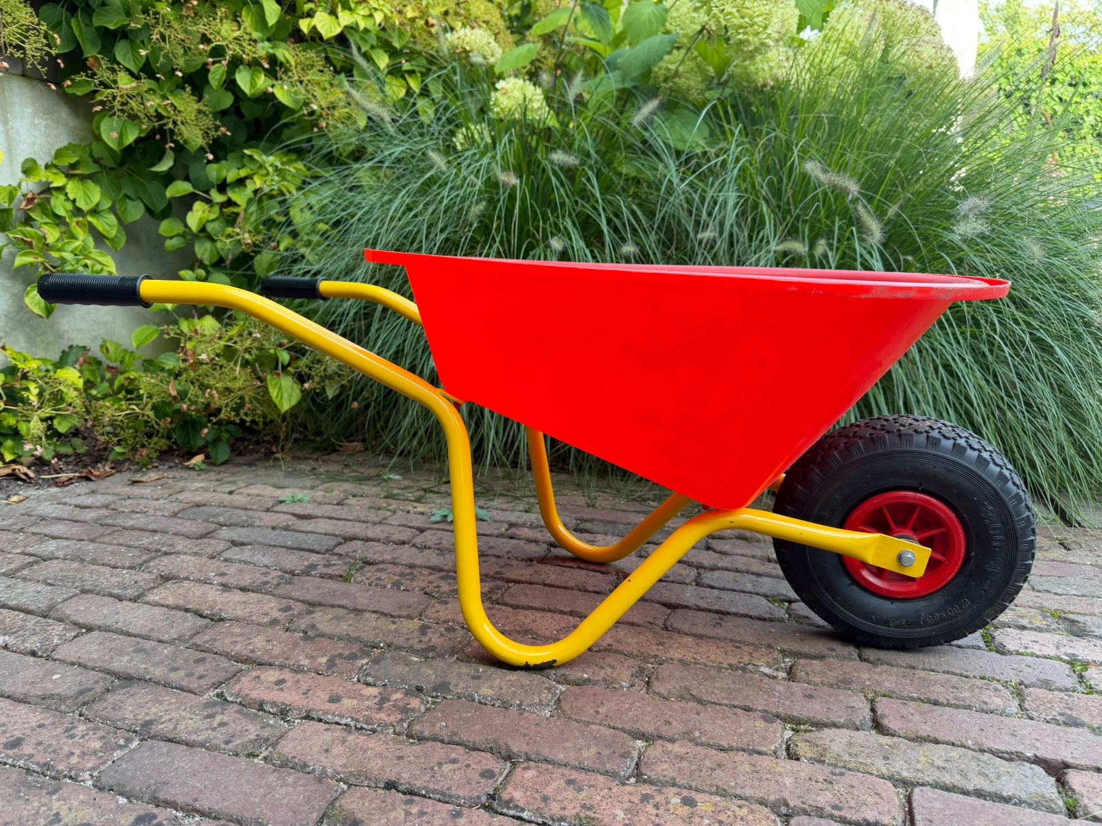 Kinderkruiwagen metaal/kunststof, Tuin en Terras, Ophalen, Gebruikt