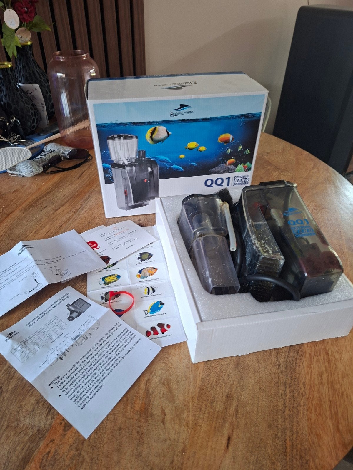 afschuimer/skimmer bubble magus QQ1, Gebruikt, Overige merken, Ophalen of Verzenden, Inclusief toebehoren