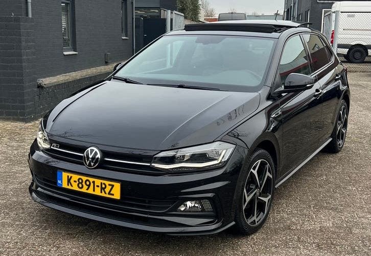 Volkswagen Polo 1.0 TSI 95pk 2xR line 2021, Auto's, Euro 5, 1063 kg, Origineel Nederlands, Handgeschakeld