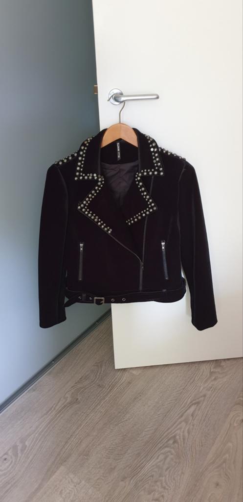 Velours stoer jack, Ophalen of Verzenden, Nieuw, Zwart