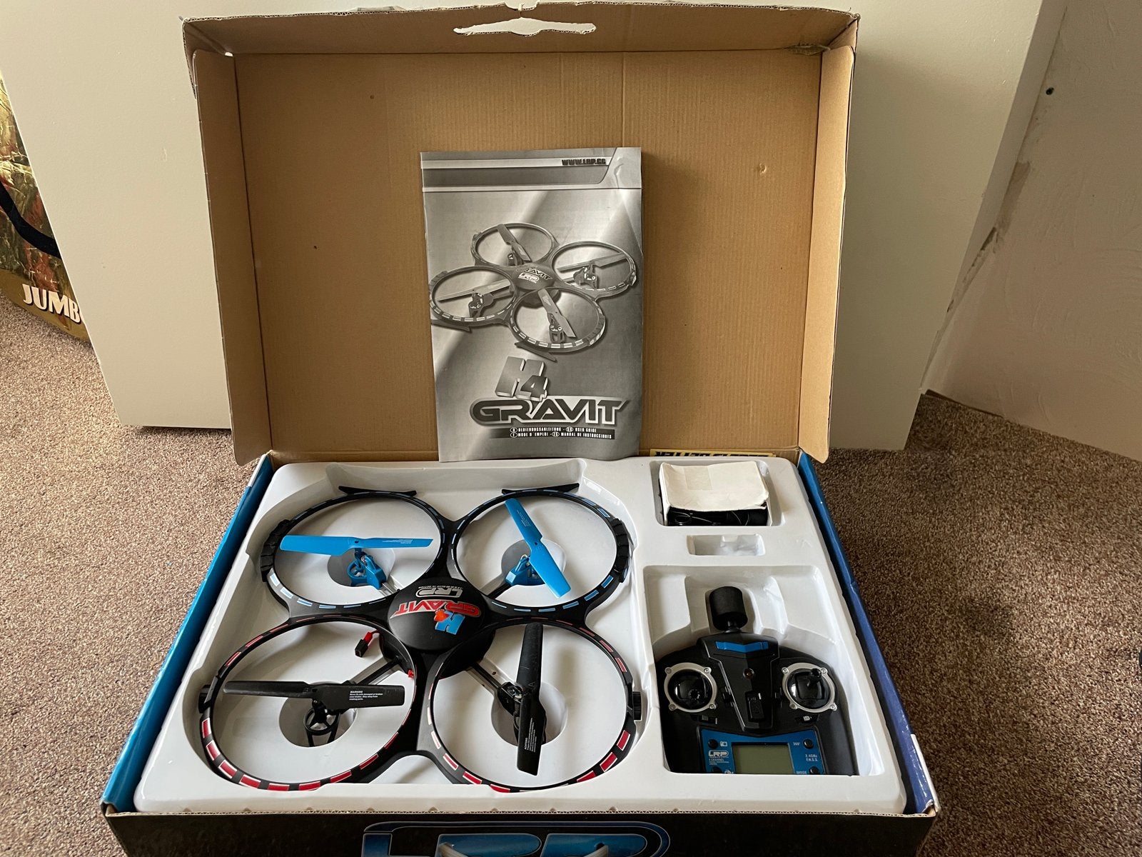 LRP H4 Gravit Quadrocopter RTF 2.4GHz Drone, Overige merken, Verlichting, Minder dan 100 meter, Ophalen of Verzenden