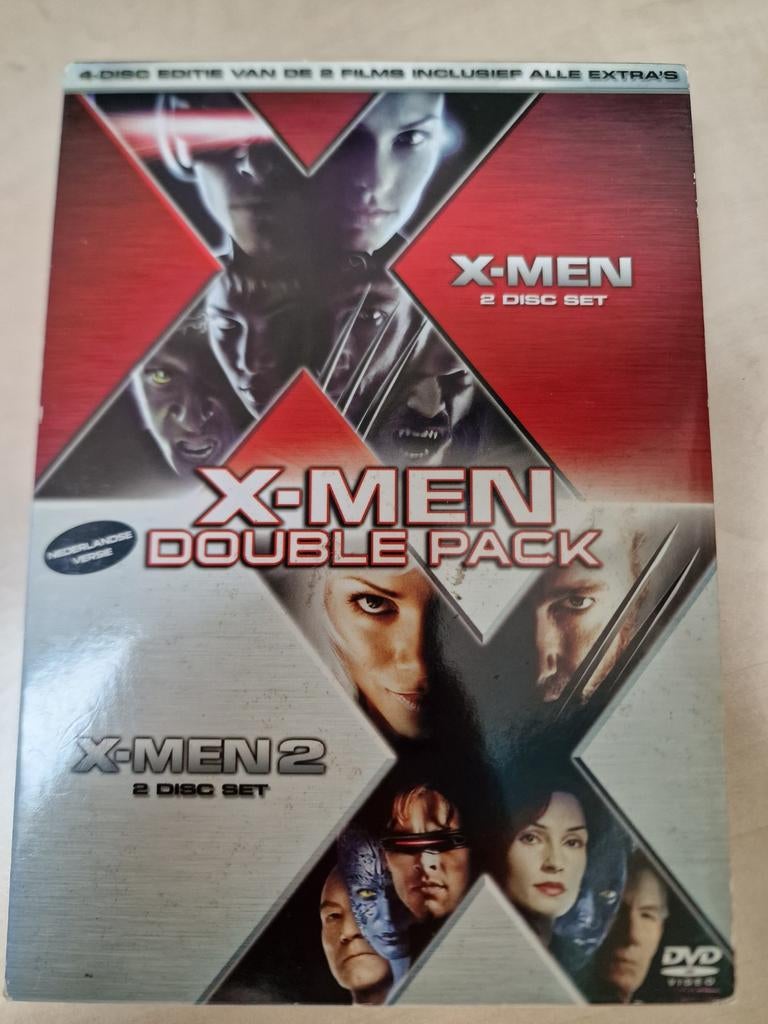 X-Men Double Pack DVD - Nederlandse Versie, Cd's en Dvd's, Vanaf 12 jaar, Ophalen of Verzenden, Zo goed als nieuw, Boxset