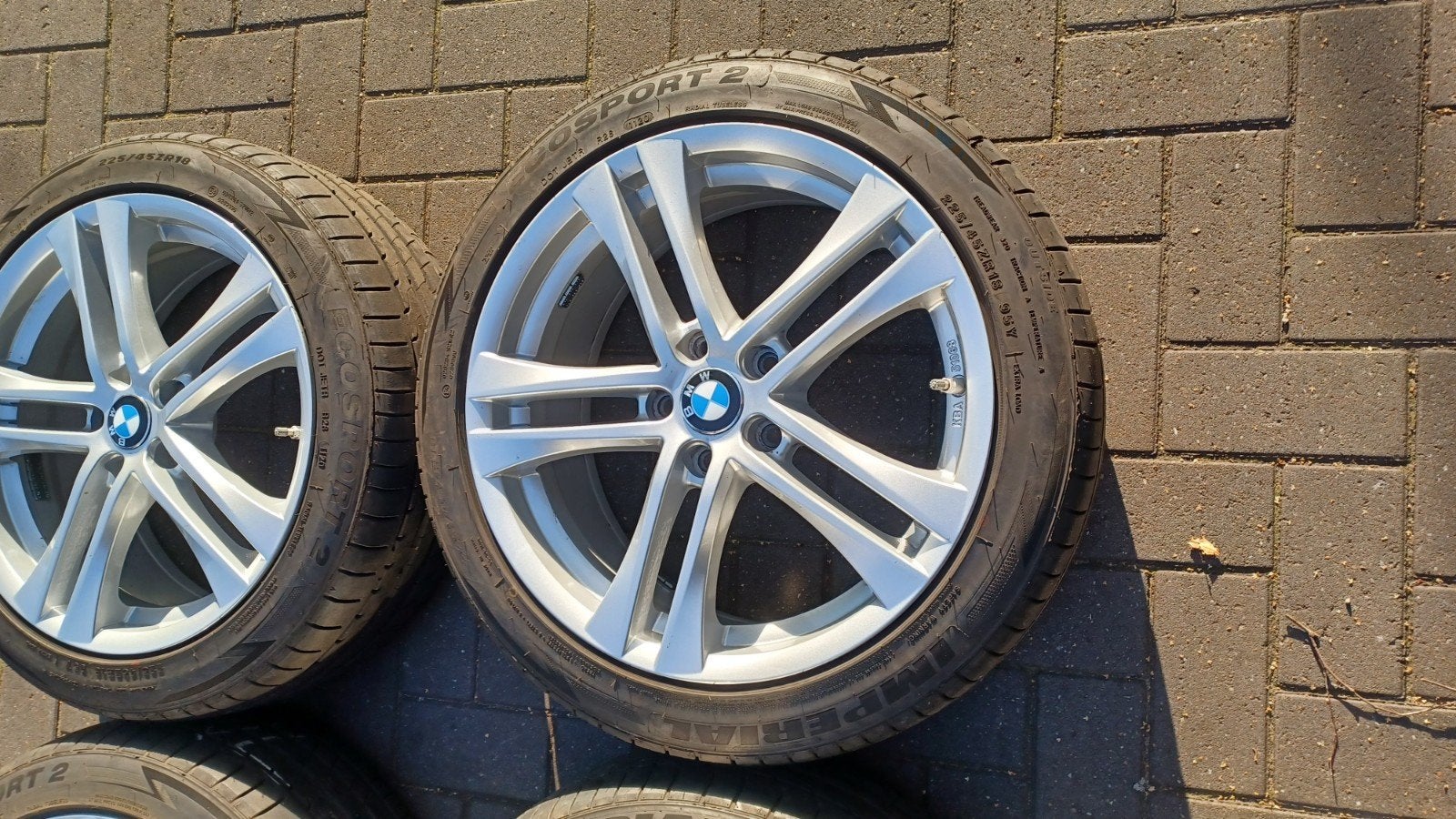 sportvelgen bmw x2 F39  225 45 18 tpms 5x112 18 inch  inzgst, Auto-onderdelen, Ophalen, 18 inch, Gebruikt, Banden en Velgen