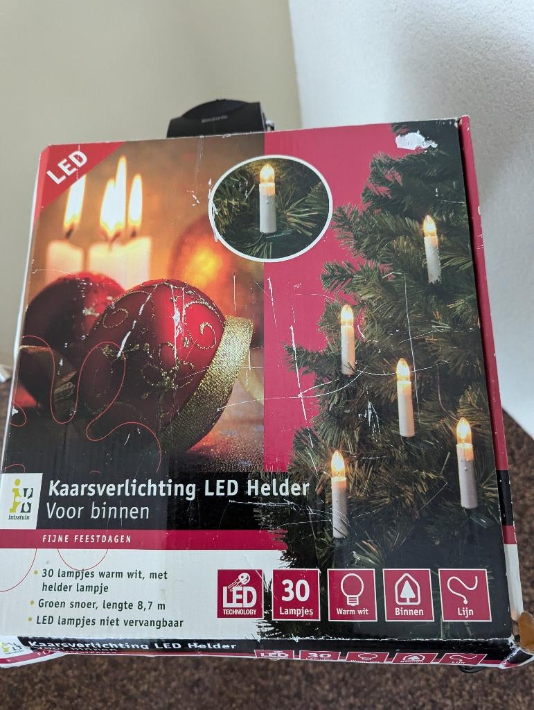 Led Kaarsverlichting voor binnen warm wit, Diversen, Kerst, Ophalen of Verzenden, Gebruikt
