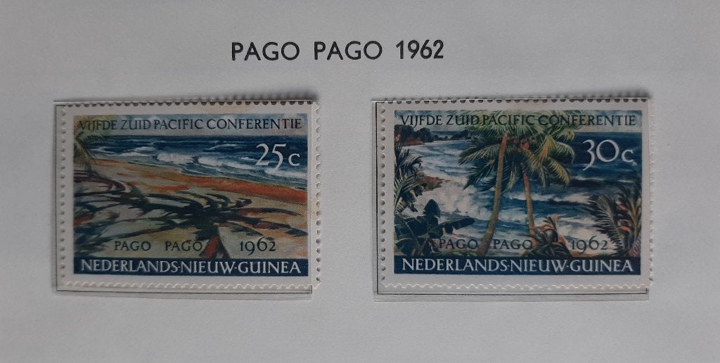 1962 Nederlands Nieuw Guinea Pago Pago Nvph Nr. 76 - 77, Postzegels en Munten, Ophalen, Postfris, Nieuw-Guinea