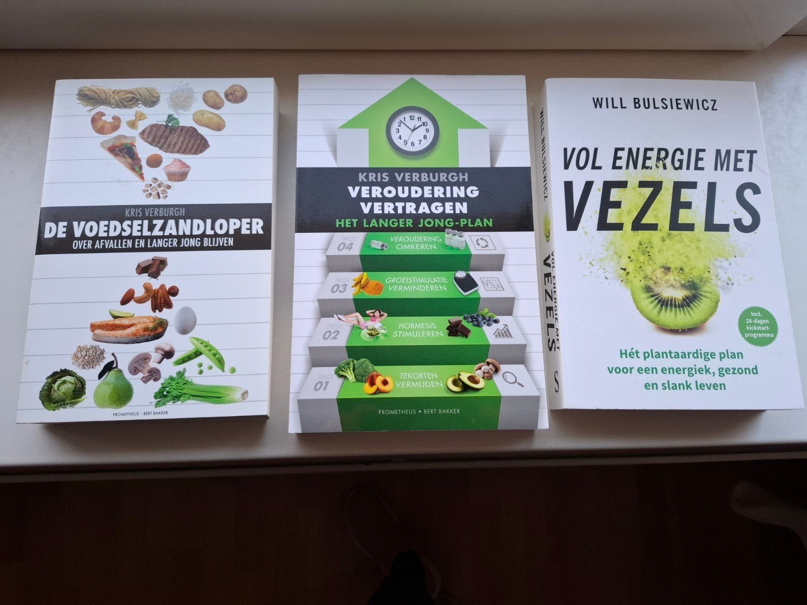3 dieet- en voedingsboeken, Ophalen of Verzenden, Zo goed als nieuw