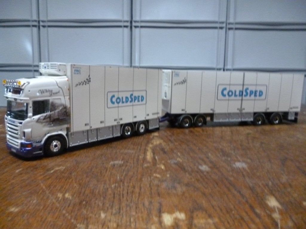 Tekno Scania LZV Waltins Coldsped White Pearl, Ophalen of Verzenden, Nieuw, Bus of Vrachtwagen, Tekno