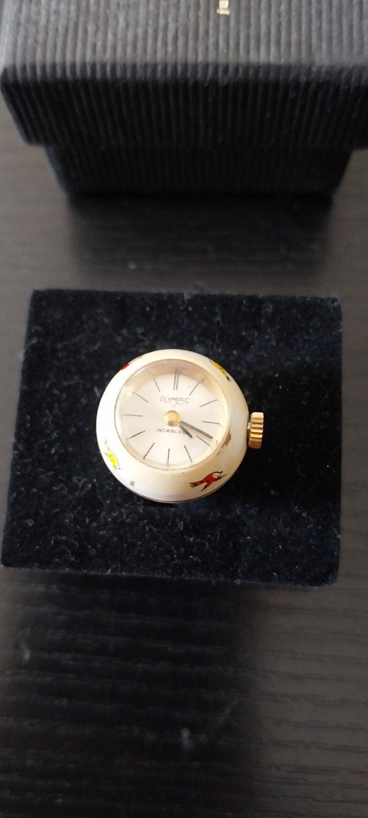 Antiek bol horloge mechanische, Ophalen, 17 tot 18, Dame, Zilver