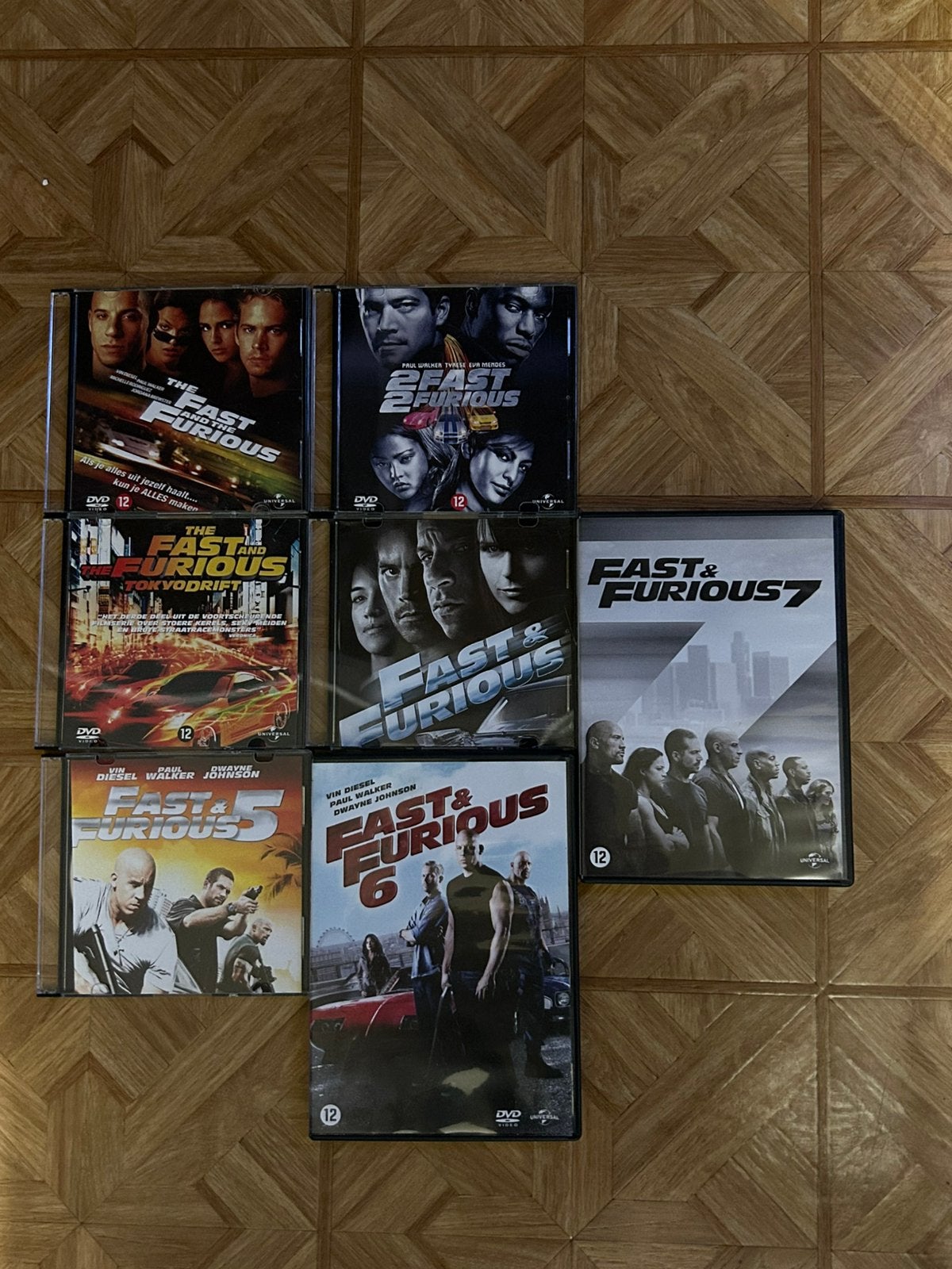 Fast and Furious 1 tot 7, Vanaf 12 jaar, Ophalen of Verzenden, Zo goed als nieuw, Overige genres