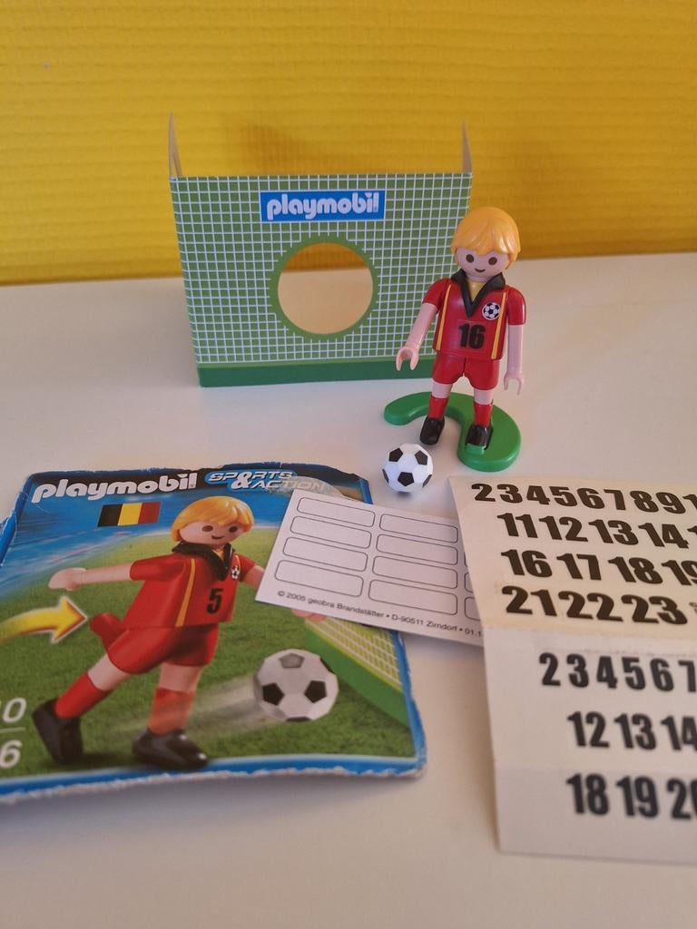 Playmobil 6897 - Voetbalspeler België, Kinderen en Baby's, Speelgoed | Playmobil, Ophalen of Verzenden
