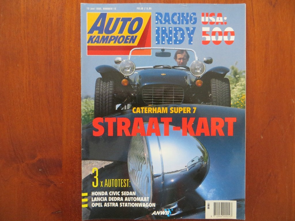 Autokampioen 12 1992 Caterham Super 7, Lancia Dedra, Astra, Verzenden, Nieuw, Honda