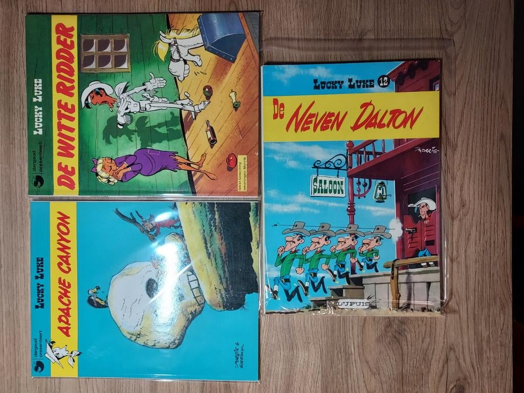 3 Lucky Luke stripboeken, Boeken, Stripboeken, Ophalen of Verzenden