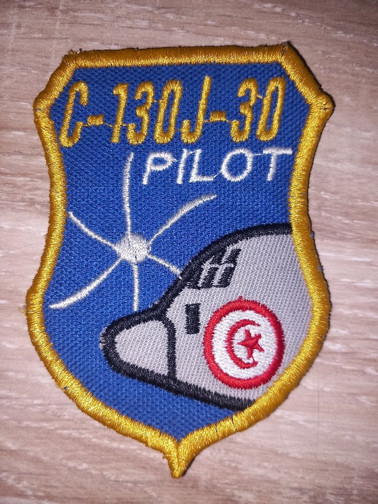 C-130J Tunesian air force, Verzenden, Zo goed als nieuw, Patch, Badge of Embleem