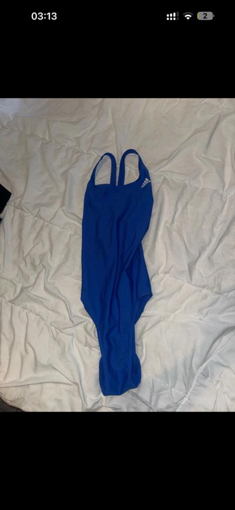Adidas badpak blauw S, Ophalen of Verzenden, Zo goed als nieuw, Blauw, Badpak