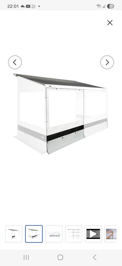 Gezocht Thule rainblocker voorwand G2, Ophalen