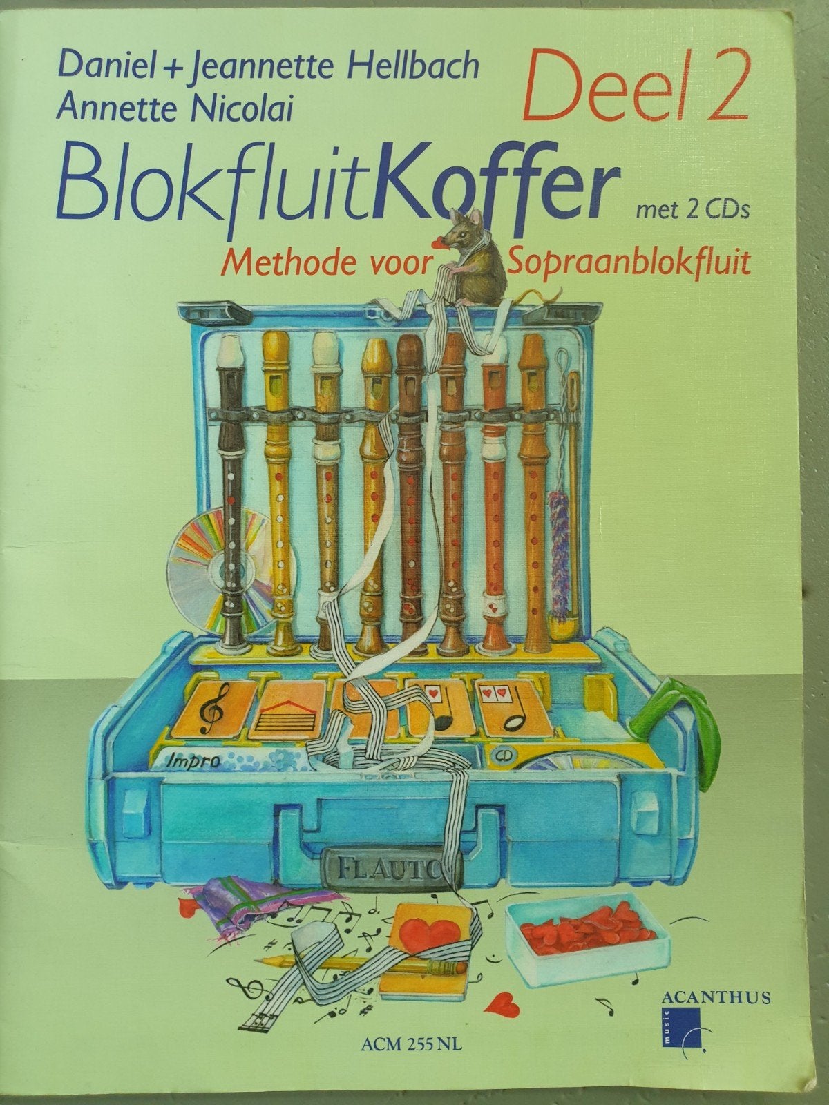 Methode blokfluit Blokfluitkoffer deel 2, Ophalen of Verzenden, Les of Cursus, Klassiek, Blokfluit