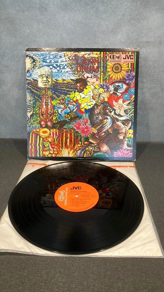 Takeshi Onodera & Los Onoderas — Dynamic Latin Drums, 1960 tot 1980, Gebruikt, Ophalen of Verzenden, Inclusief binnenhoes