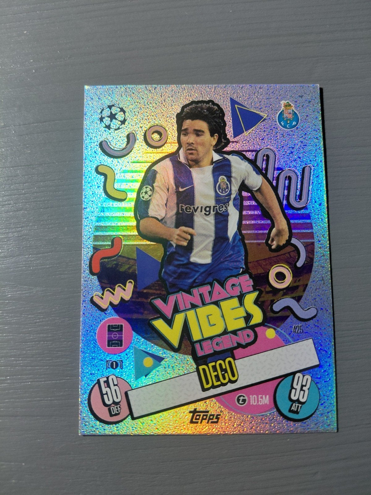 deco (fc porto) vintage vibes legend topps, Verzamelen, Ophalen of Verzenden, Nieuw, Buitenlandse clubs, Spelerskaart