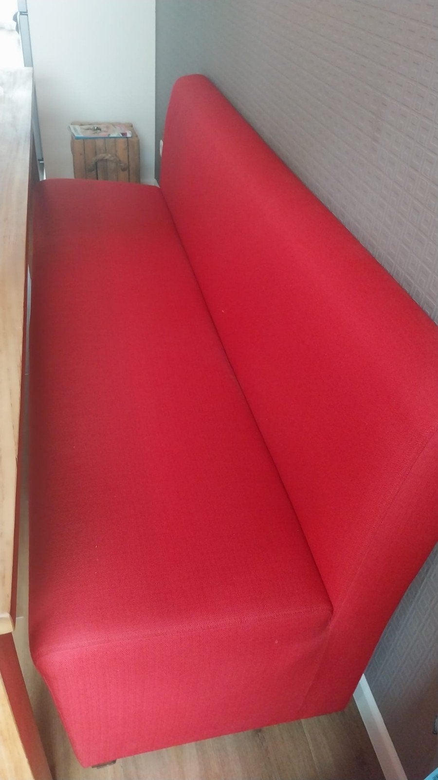 Eetkamerset: Eetbank, 3 Stoelen en Teak houten Tafel, Huis en Inrichting, Complete eetkamers, Ophalen, Gebruikt, 4 tot 6 stoelen