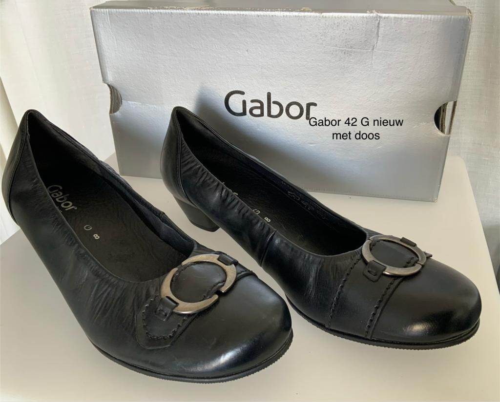 Gabor Comfort 8G (42G ) dames zwarte pump, Nieuw, Ophalen of Verzenden, Instappers, Zwart