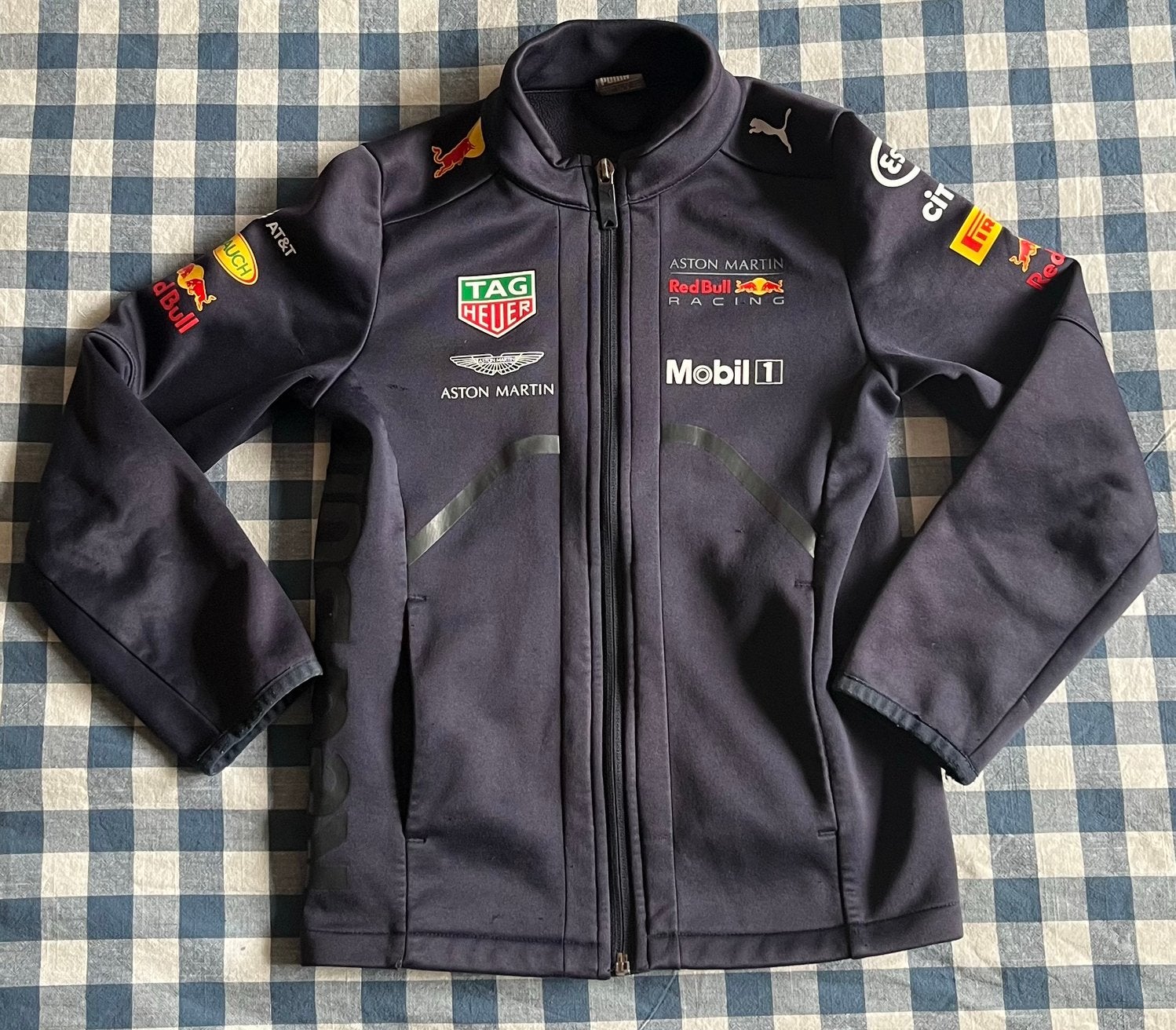 Red Bull Racing vest maat 128, Ophalen of Verzenden, Gebruikt, Jongen of Meisje, Trui of Vest
