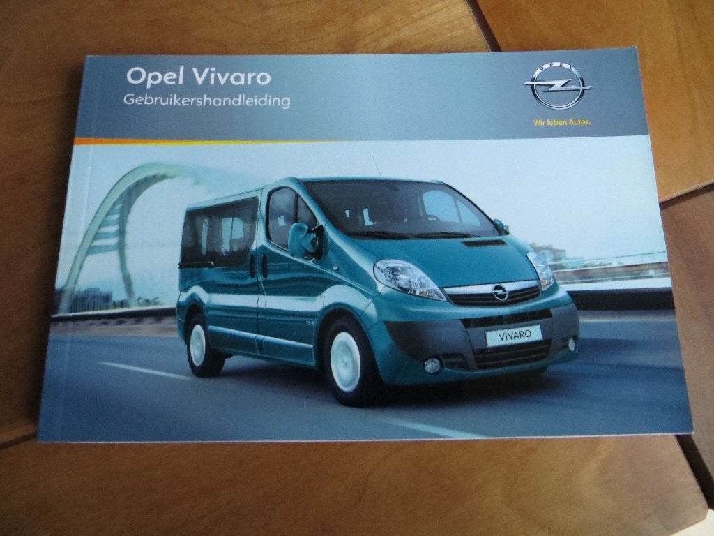 Instructieboek Opel Vivaro bestelauto, personenbus 2010 2011, Ophalen of Verzenden
