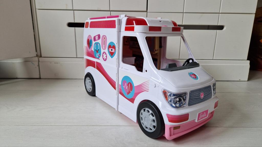 Barbie Ambulance Speelset, Ophalen of Verzenden, Gebruikt