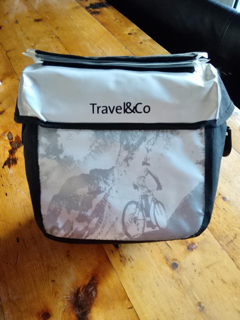 2 x Waterdicht afsluitbare stuur fietstas. Travel&Co  ANWB., Ophalen of Verzenden, Gebruikt, Travel&Co  (ANWB)