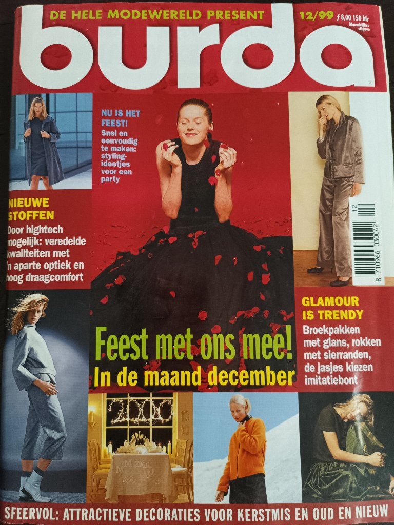 Burda december 1999, Hobby en Vrije tijd, Ophalen of Verzenden, Zo goed als nieuw, Vrouw, Burda
